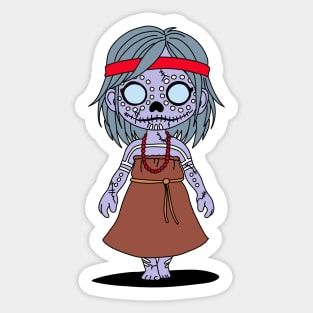 Cute Aboriginal Australian Zombie Sticker